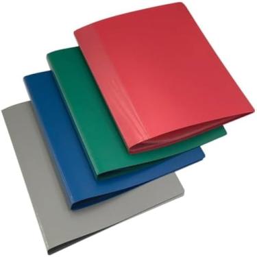 Imagem de Pasta organizadora, divisorias, plastico, tamanho A4, cores variadas, armazenamento, documentos, escolar, simples.