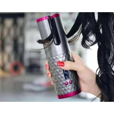 Imagem de Modelador De Cachos Hair Finisher Automático Sem Fio Profissional Cabelo Enrolar USB Portátil