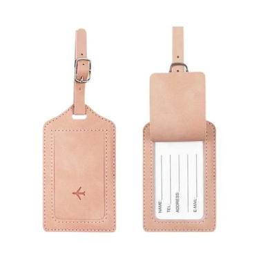 Imagem de Conjunto De Porta-Passaporte Em Couro Com Bloqueio RFID E Etiqueta De 