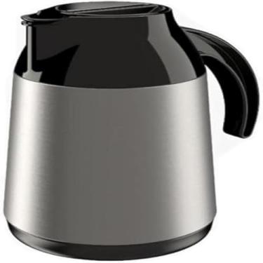 Imagem de Garrafa, aco inoxidavel, termica, 600ml, bebidas, cafe, agua quente, resistente, cinza.