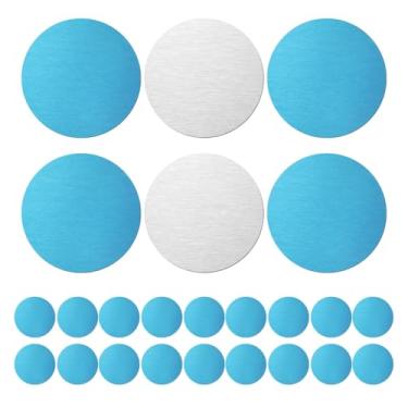 Imagem de BOXOB 24un. Luzes Sob Armário Magnéticas Adesivas, Fitas Fixação Metálicas com Parte Traseira Adesiva Acessórios Cozinha Práticos para Luzes LED Magnéticas e Bancada