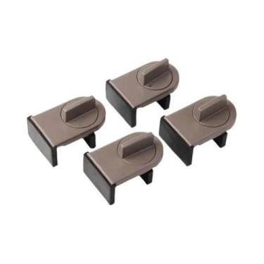 Imagem de Travas Ajustáveis Para Janelas Deslizantes 4 Peças, Limitador De Segur