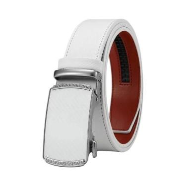 Imagem de Cinto De Couro Masculino De Alta Qualidade Com Fivela Automática, Faix