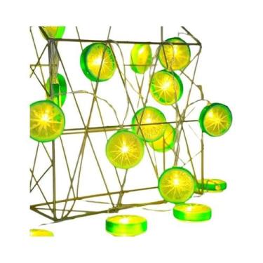 Imagem de Luzes De Fada Em Forma De Limão 6M 40 LED Para Cozinha Festas Casament