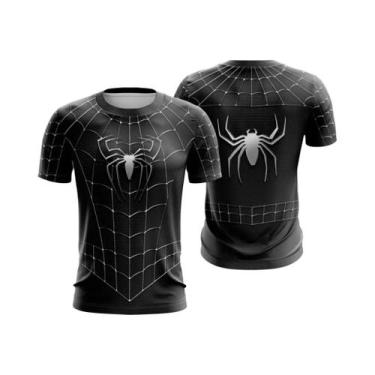 Imagem de Camiseta Masculina Homem-Aranha Marvel Estampada Em 3D De Manga Curta 