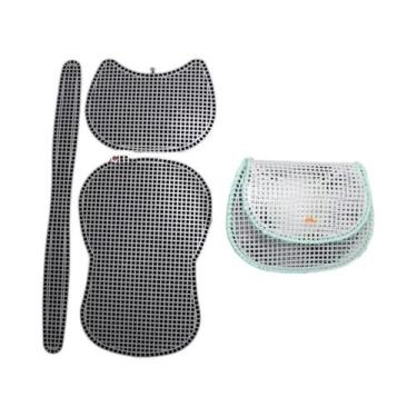 Imagem de Kit De Bolsas De Crochê DIY Com Folhas De Lona Em Malha E Conjunto De 