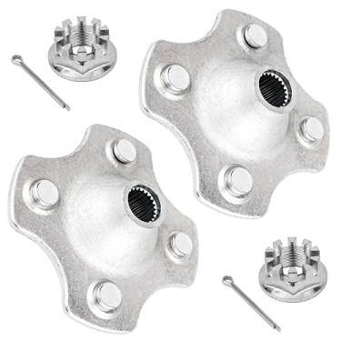 Imagem de Aootiver Substituição para cubo de roda de eixo traseiro com porca Honda TRX420 FE TRX420FM Rancher 420 4X4 2007-13