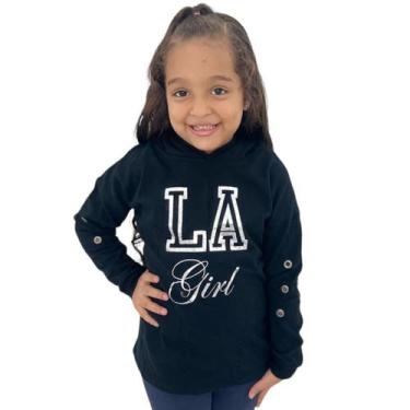 Imagem de Blusa De Frio Menina Veste Legging Fechada Capuz Moletinho - OLYNS, Pr