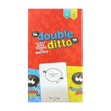 Imagem de Jogo de cartas Doubles Dittos Fun Family para adultos, adolescentes e crianças
