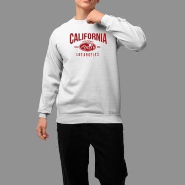Imagem de Moletom Gola Careca Basico Masculino Streetwear Casual Moda De Rua Tec
