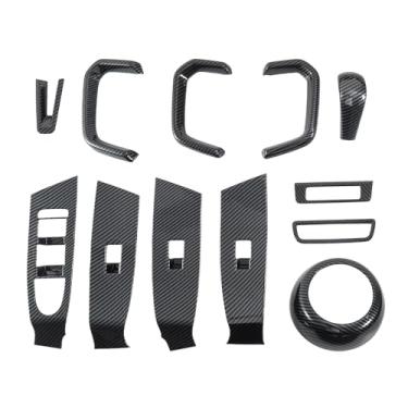 Imagem de Tempsnow Kit de capa de painel de mudança de marchas do console central para Mazda CX50 2023-2025 (não para Hybird) com painel de controle de janela capa de acabamento de volante