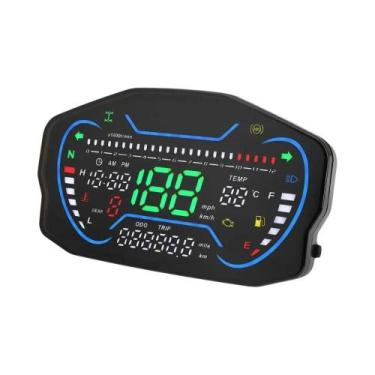 Imagem de Velocímetro Digital Para Motocicleta Suzuki Com Painel LED, Tacômetro 