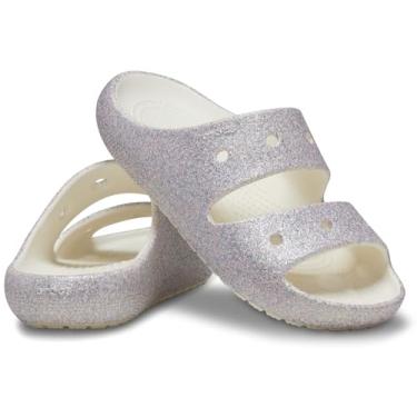 Imagem de Sandália crocs classic glitter sandal v2 k mystic glitter