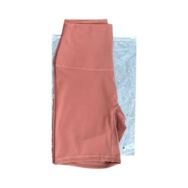 Imagem de Shorts De Yoga Femininos De Cintura Alta, Ajuste Slim, Levanta O Bumbu