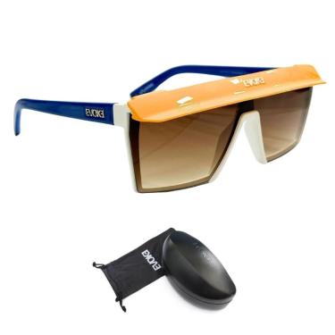 Imagem de Óculos de Sol Evoke Futurah Capstyle BD08 White Blue Mango-Unissex