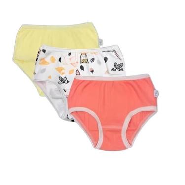 Imagem de KIT 3 Calcinhas infantil 100% algodão luna 028, 6, Sortidas