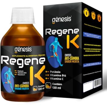 Imagem de Regene K 120ml suplemento Alimentar de Potássio, Vit C e Vit B12 (composto anti-caimbra) Sabor Menta