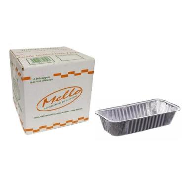 Imagem de Bandeja Embalagem Alumínio Bolo Inglês Mello S/ Tampa C/100