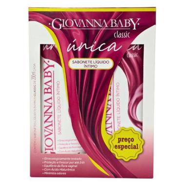 Imagem de Kit 2 Sabonete Líquido Íntimo Única Classic Vegano Giovanna Baby