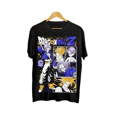 Imagem de Camiseta Unissex Dragon Ball Z Son Goku Vegeta 100% Algodão Manga Curt