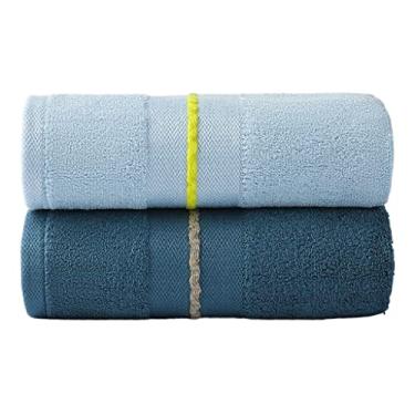 Imagem de THJKUPO Toalha lavar um rosto Home Lovers Sucção Água não deixa cair o cabelo adiciona espessura velocidade seca toalha de banho (A 2PS)