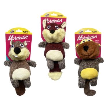 Imagem de Mordedor Pet Pelucia Esquilo 28 Cm Cor Sortido Azpr