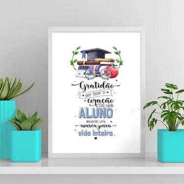 Imagem de Quadro Agradecimento Ao Professor 33X24Cm