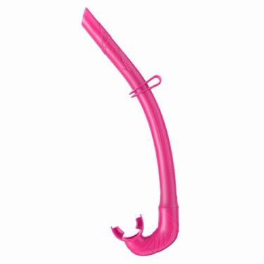 Imagem de Tubo respiratório de mergulho com snorkel com silicone WSTOO para adul