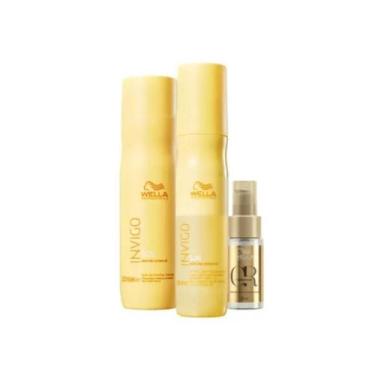 Imagem de Kit Wella Invigo Sun Shampoo Leave-in Óleo (3 produtos)