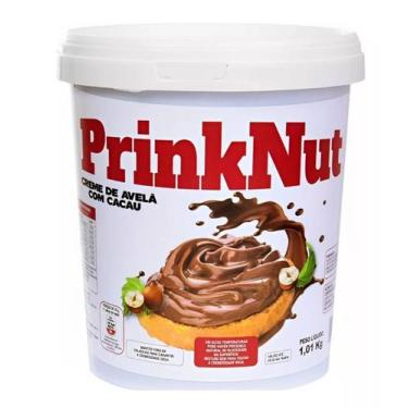 Imagem de Balde 1Kg Creme De Avelã Com Cacau Prinknut Cremoso