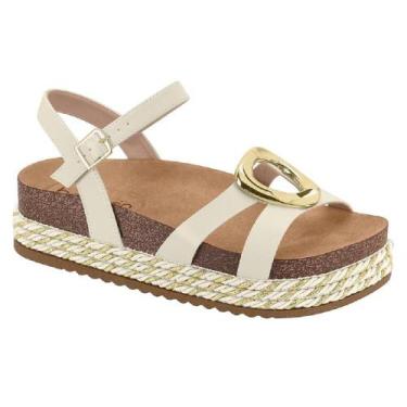 Imagem de Sandalia beira rio plataforma ref 8546.207.9569 feminino, 38, Branco o