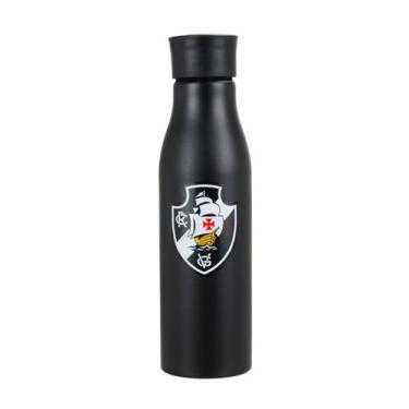 Imagem de Garrafa Vasco Alumínio 600ml Alça Esporte - Mileno