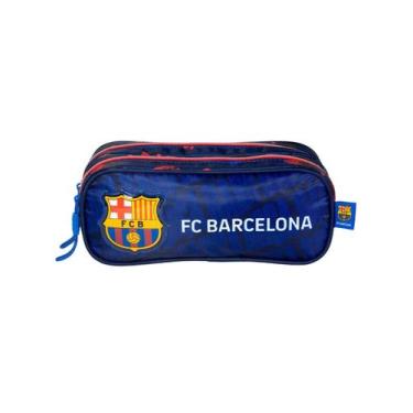 Imagem de Estojo Penal Duplo Time Barcelona Oficial 16636 - Xeryus