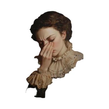 Imagem de Pôster De Banheiro Rainha Vitoriana Em Tela, Arte De Parede Engraçada,