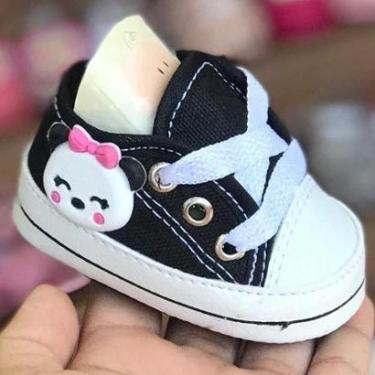 Imagem de Tênis Sapatinho De Bebe  Star Menina Personalizado-Feminino