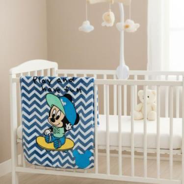 Imagem de Cobertor Bebê Infantil Enxoval Jolitex Antialérgico Minnie e Mickey 90