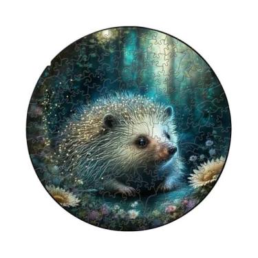 Imagem de Quebra-Cabeça De Madeira De Animais (Gato Branco, Cavalo, Coruja) - Br