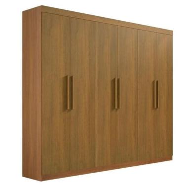 Imagem de Guarda Roupa Casal 6 Portas 4 Gav - Leblon-cinamomo - D`doro