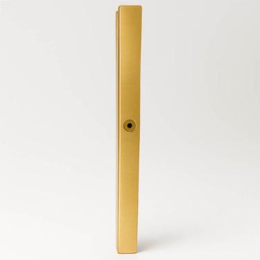 Imagem de Puxador Milano Furo Unico Porta de Vidro Box 30cm Dourado - Fast Vidro