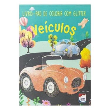 Imagem de Livro-Pad De Colorir Com Glitter: Veículos
