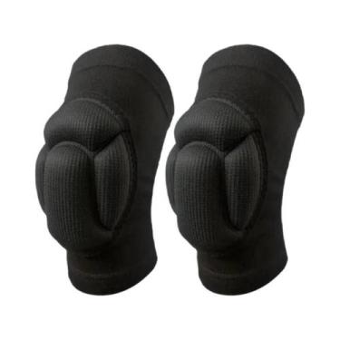 Imagem de Protetores De Joelho Elásticos Grossos Para Esportes, Fitness, Basquet