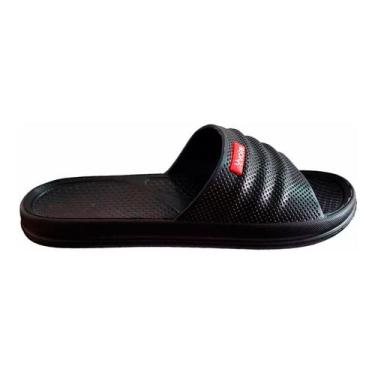 Imagem de Chinelos Leve Yvate Nuvem Massageador Unissex 34/43 Slide-on, Preto, 3