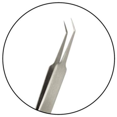 Imagem de Pinça Profissional Fina para Extensão de Cílios TW-121 Klass Vough