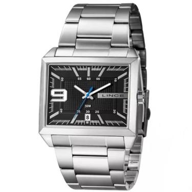 Imagem de Relógio Lince Retangular Prata Masculino Mqm4752l46 P2sx