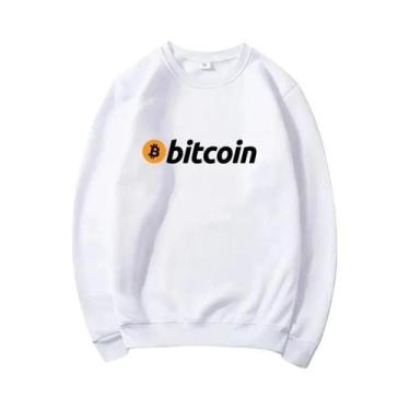 Imagem de Moletom Com Estampa Bitcoin Masculino E Feminino, Confortável, Moderno