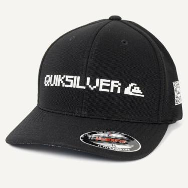 Imagem de Boné Quiksilver Aba Curva QR Code WT26 Preto, Preto, M