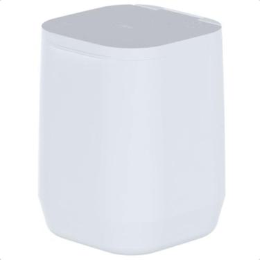 Imagem de Lixeira de Piso e Parede Tampa Soft Closing Adesivo 6 Litros - ShopCar