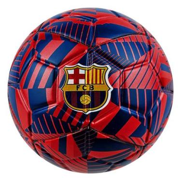 Imagem de Mini Bola de Futebol Barcelona Infantil Azul Campo Treino Cor:AzulTama