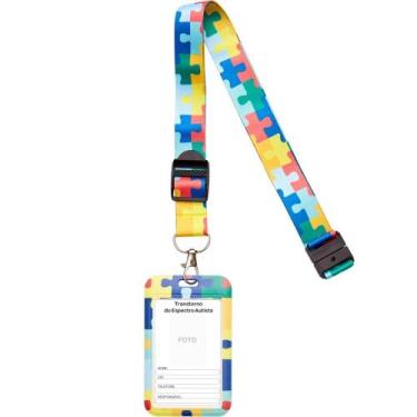 Imagem de Cracha de Identificação Espectro Autista - Buba