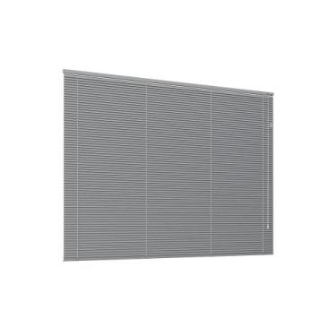 Imagem de Persiana Horizontal Blackout Larg 1,50X1,10 Alt Cinza - Crisdan Persia